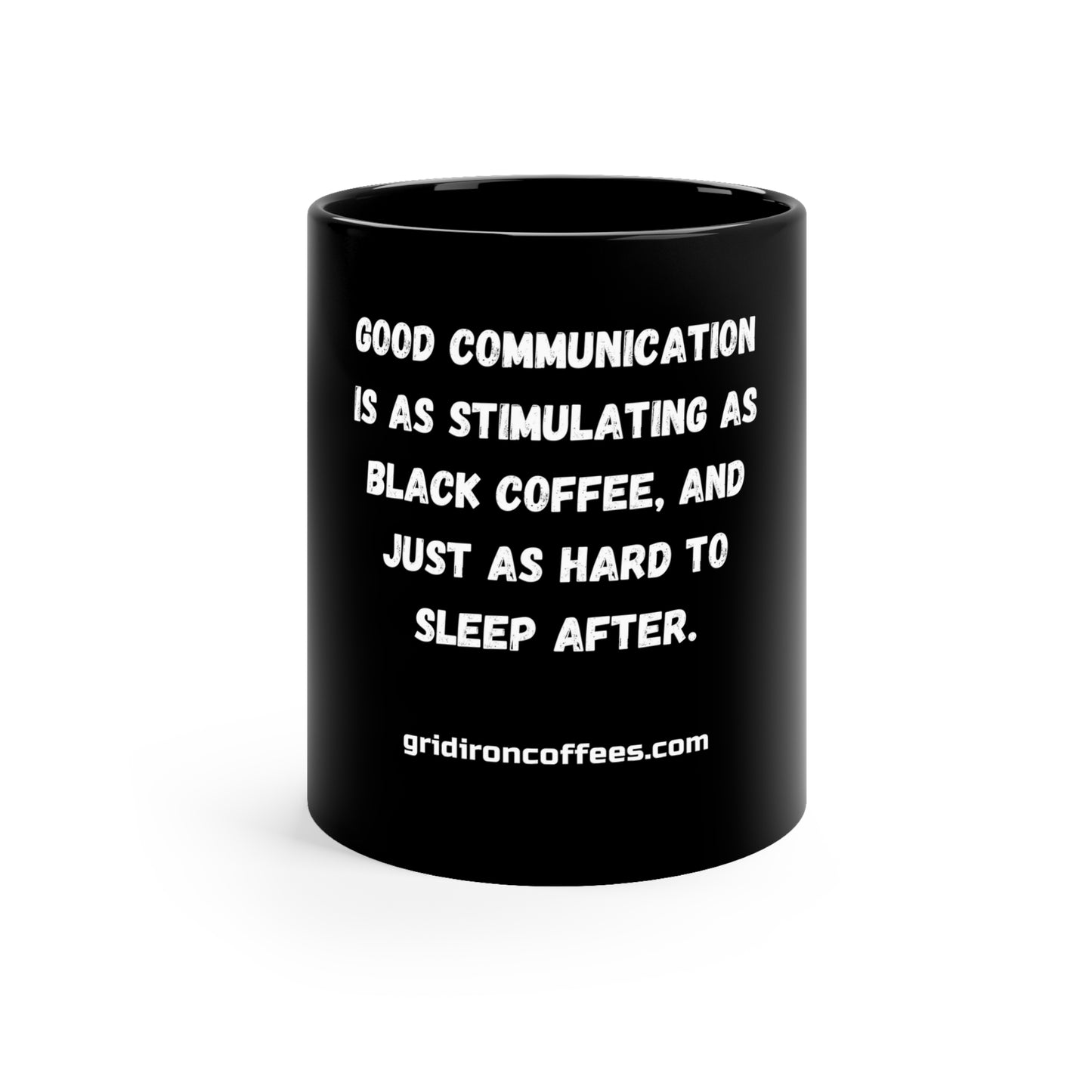 Black Coffee Mug, 11oz